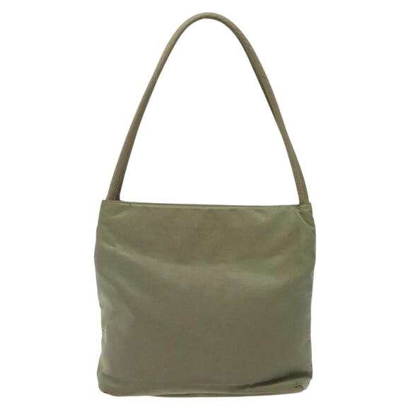 PRADA Hand Bag Nylon Khaki - Picture 3 of 12